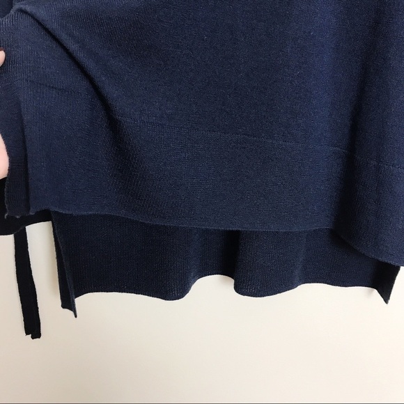 J. Crew Drawstring Sleeve V-Neck Wool Sweater XS - Picture 5 of 8